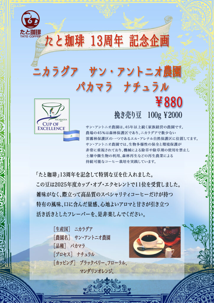 13周年　記念企画　第1弾^ ^